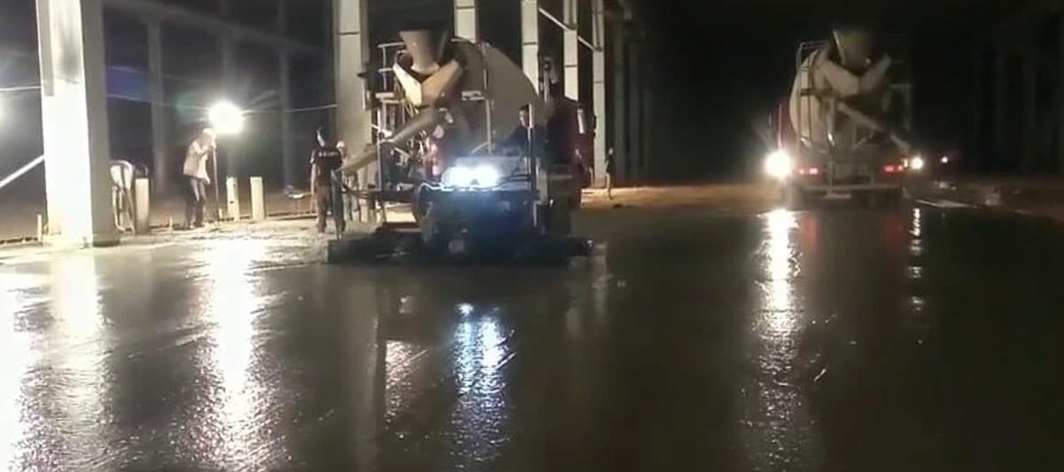 laser screed concrete