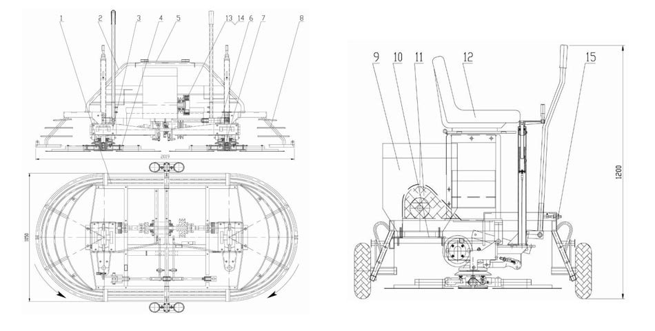 Structural-Features-Of-the-Ride-On-Power-Trowel