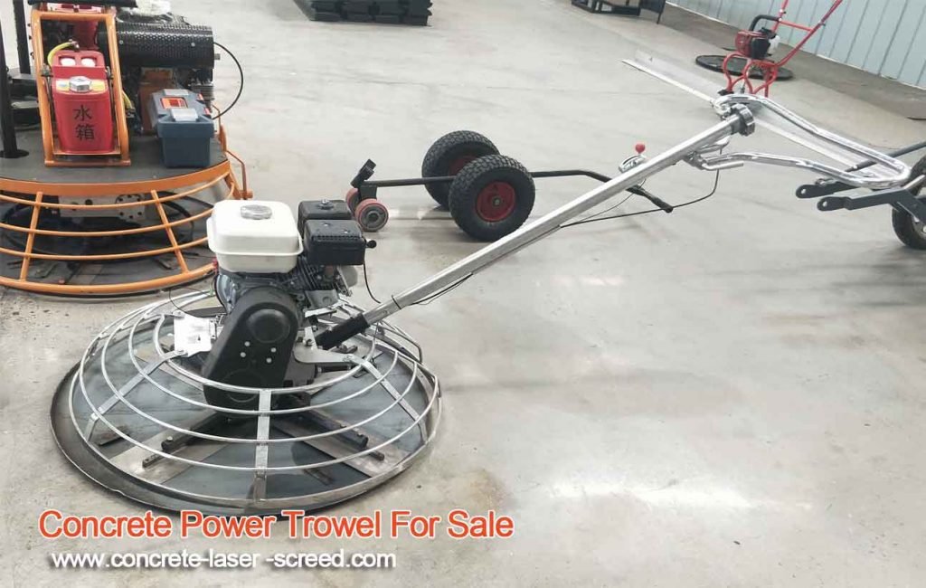 how to use a power trowel