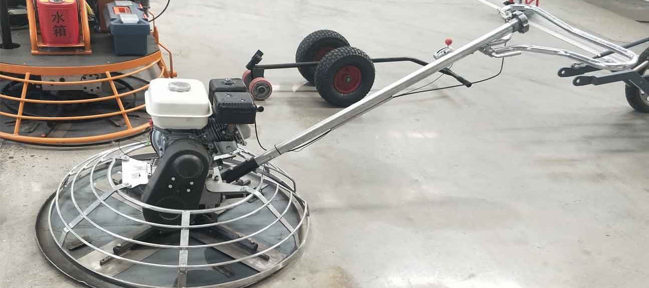 how to use a power trowel