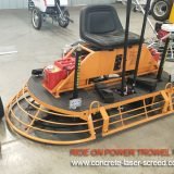 how to use ride on power trowel